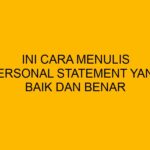 Menulis Personal Statement untuk Anak Homeschooling: Tips dan Contoh