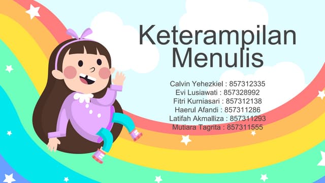 Writing Skills untuk Anak Homeschooling: Metode Mengembangkan Keterampilan Menulis yang Menyenangkan